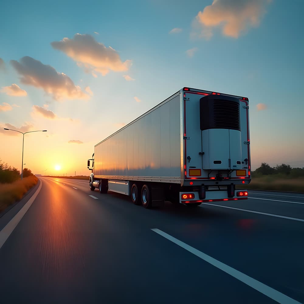 Ein Temperaturgeführter Transport auf dem Weg nach Koblenz